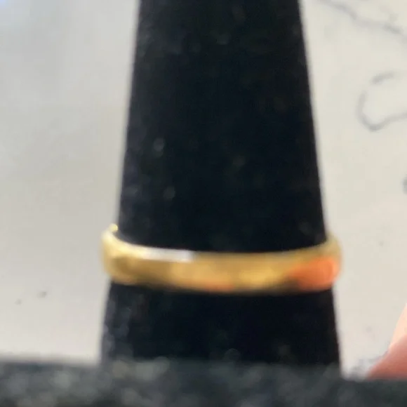 GOLD PLATED RING - Picture 2 of 3